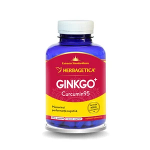 Gingko Curcumin95, 120 Kapseln, Herbagetica - Bild 1 von 2