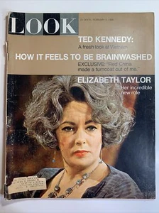 LOOK Magazine, February 8, 1966 - Elizabeth Taylor | Ted Kennedy | Red China - Picture 1 of 6