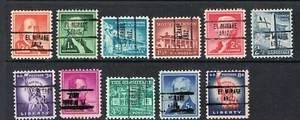jimace29 Precancels #1030-1041 Liberty. El Mirage, AZ. All Different - Picture 1 of 1