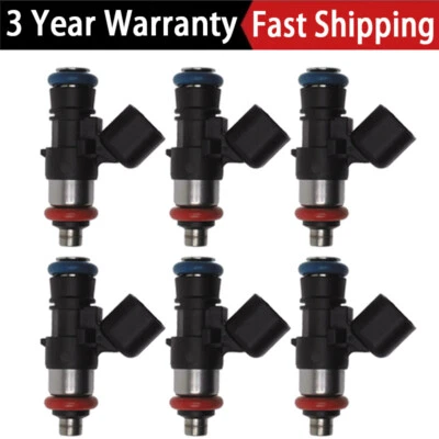 6Pcs Fuel Injector For 2008-12 Ford Taurus 2008-09 Taurus X 2007-15 Mazda CX-9 - Image 1 of 4