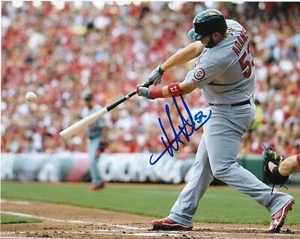 MATT ADAMS ST. LOUIS CARDINALS ACTION SIGNED 8x10 - Picture 1 of 1