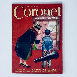 Coronet Magazine Oct. 1947 "One Year Later... A New Report on Sex Crimes" - Picture 1 of 12