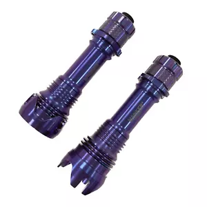 Mankerlight Purple Titanium Tactical Flashlight 2300 Lumen 500 Meter Beam LED - Picture 1 of 8