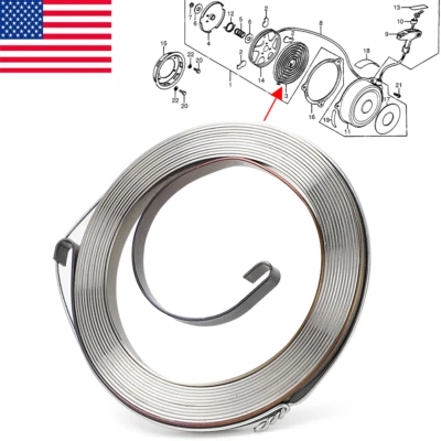 Muelle de retroceso de arranque para Honda ATC 70 ATC70 1978-1985, TRX 70 1986-1987 Foto 1 de 4