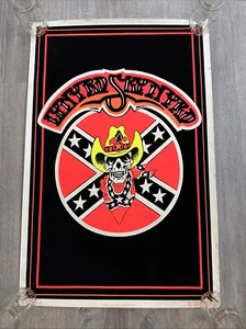 PÓSTER VINTAGE 1980 LYNYRD SKYNYRD 940 BLACKLIGHT 23x35" - Imagen 1 de 10