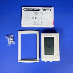 RiteTemp Thermostat 7-Day Programmable Touch Screen Model 8035C