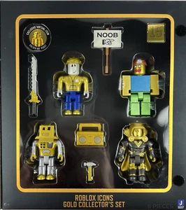 Roblox Icons Gold Collectors Set With Virtual Item Code 15th Anniversary NIB - Picture 1 of 18