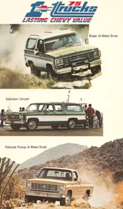 1975 Howard Chevrolet of Owasso, Oklahoma 1975 Chevy Trucks Promotional Postcard - Picture 1 of 2