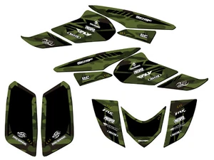 2006-2019 TRX 250EX APACHE Green Senge Graphics Kit Compatible with Honda - Picture 1 of 7