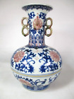 Seltene China Vase antik Deckelvase um 1800 Jiang Ping Signatur fein handbemalt