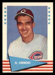 1961 Fleer Baseball Greats Baseball #77 Al Simmons NM