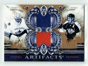 10-11 UD Artifacts Tundra Tandems  Roberto Luongo--J P Dumont  /125  Jerseys