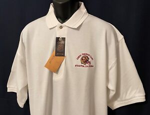 1998-2002 SF 49ers TRAINING CAMP Stockton CA ANTIGUA Polo Shirt NFL PRO-LINE NWT