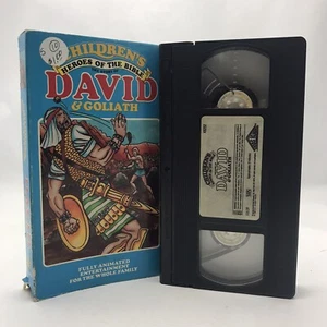 Children's heroes of The Bible David and Goliath VHS - Picture 1 of 1
