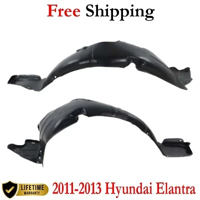 For 2011-2013 Hyundai Elantra Splash Shield Front Left & Right Side Set 2pc - Imagem 1 de 4