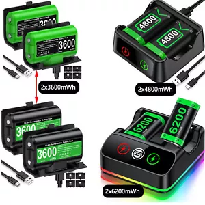 2pcs Rechargeable Battery Packs for Xbox one/SeriesX/S/Xbox one Elite Controller - Picture 1 of 28