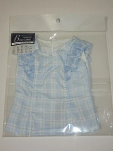 BJD 1/3 Volks SD13 SD16 DD blau weiß kariert Rüschen Top - Bild 1 von 1