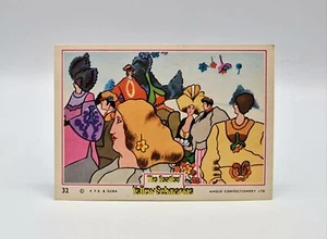 1968 THE BEATLES YELLOW SUBMARINE ANGLO CONFECTIONERY GUM CARD #32 VGC RARE P1 - Picture 1 of 2