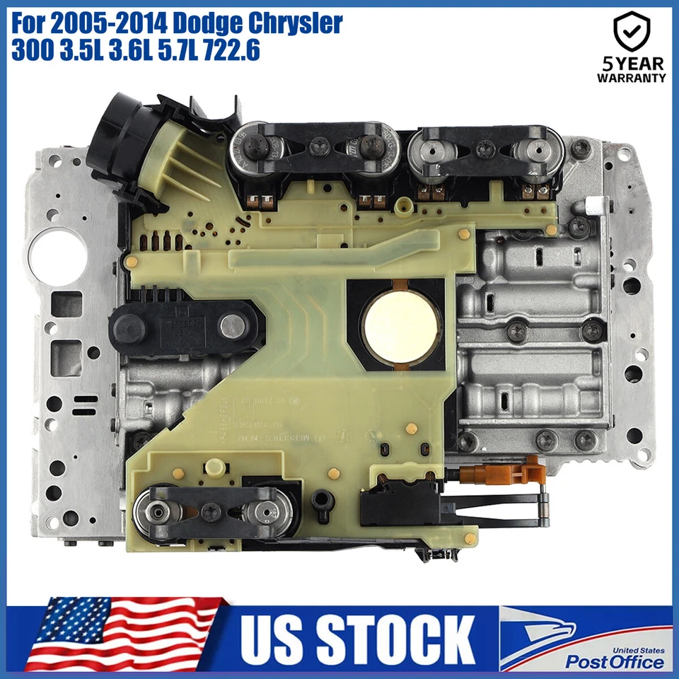 722.6 Transmission Valve body w/ Solenoid For JEEP Grand Cherokee Dodge Charger - Imagem 1 de 4