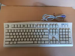 HP Hewlett Packard PS/2 Mechanical Wired Keyboard Model Number: SK-2502 - Picture 1 of 3