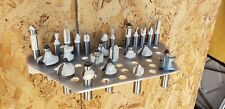 Router bit rack holder (size 1/2 shank) made in USA