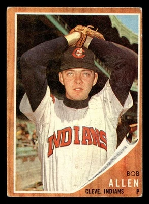 1962 Topps #543 Bob Allen Excellent SP Indians ID:471075 - Image 1 of 2