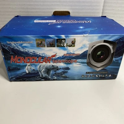 Physiophyx 80X100 HD Monocular Telescope, High Powered Compact Monoculars - Image 1 of 4