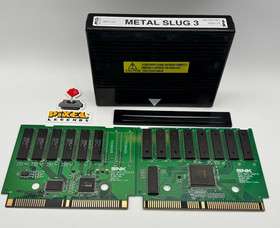 US Seller - Metal Slug 3 SNK Cartridge Neo Geo MVS -relabeled - Tested & working