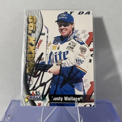 Rusty Wallace Autographed NASCAR Card 1998 Upper Deck - Image 1 of 3