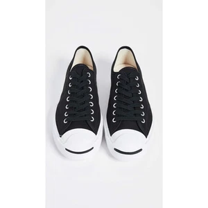 NUEVO CON ETIQUETAS Zapatillas Converse Jack Purcell de Lona Negras Unisex 9 Hombres/10.5 Mujeres - Imagen 1 de 6