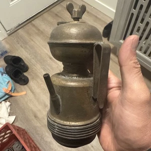 Vintage Miners Brilliant Suchleuchte MFG Co Karbidlampe USA - Bild 1 von 10