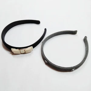SIN TARIFA Salvatore Ferragamo Accesorio para el Cabello Juego de 2 Lona Negra 4301972 - Imagen 1 de 10