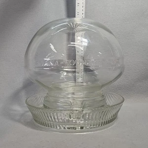 Alimentador de pollo vintage de vidrio con fuente Sana n.º 540 hecho por Anderson Box Co. - Imagen 1 de 12