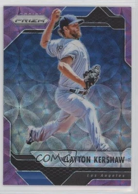 2017 Panini Chronicles Prizm Purple Scope Prizm /99 Clayton Kershaw #32 - Image 1 of 2