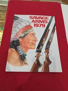 Folleto de catálogo de armas de fuego Savage Arms 1979 de colección - Imagen 1 de 2