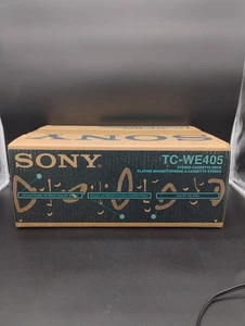 Vintage Sony TC-WE405 Hi-Fi Dual Stereo Auto-Reverse Cassette Deck - Bild 1 von 3
