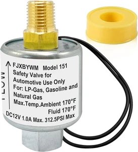 Solenoid Valve, Propane 12v Solenoid Fuel Lock Off Valve Lock off Lpg Liquid Vap - Bild 1 von 6