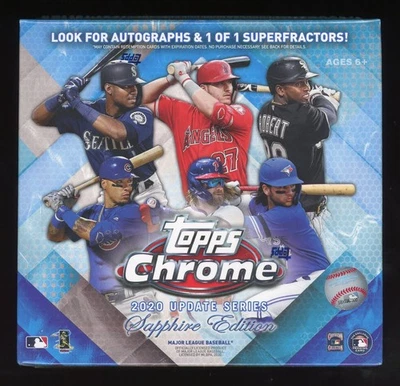 2020 Topps Chrome Update Sapphire Edition MLB Baseball NEW & FACTORY SEALED - Image 1 of 4