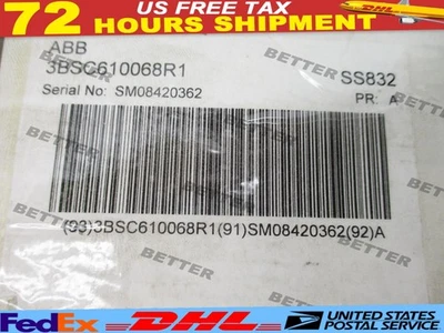 ABB 3BSC610068R1 SS832 NSFS US Free TAX - Image 1 of 4
