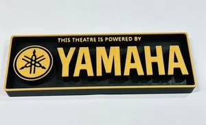 Decorative Yamaha Theatre  logo Sign Display Cinema  small 17.5cm Large 22cm - Picture 1 of 4