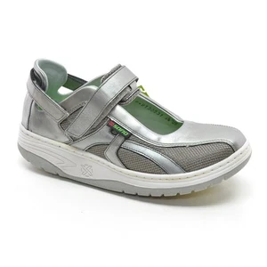 Ladies Sano by Mephisto Excess Mary-Jane Sneakers 5.5 M Steel Shoes New in Box - Picture 1 of 6