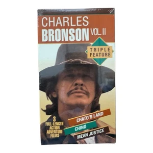 Charles Bronson Volume 2 Triple Feature VHS (1997) Sealed - Picture 1 of 2