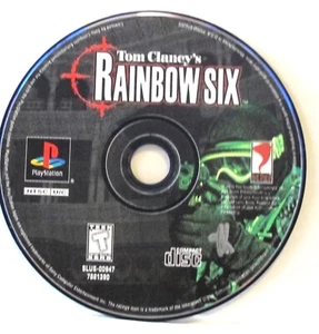 PS1 Tom Clancy's Rainbow Six (Sony Playstation 1, 1998) Disc Only READ - Picture 1 of 1