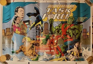 JUSTICE LEAGUE TASK FORCE RARE VINTAGE 1993 PRESSMATCH PROOF POSTER DC COMICS - Bild 1 von 8