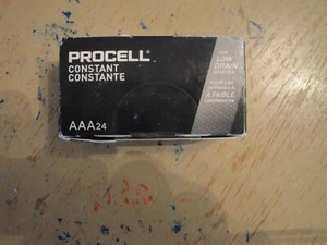 DURACELL PROCELL CONSTANT AAA ALKALINE BATTERY 24 PACK BATTERIES ##K24 - Picture 1 of 1