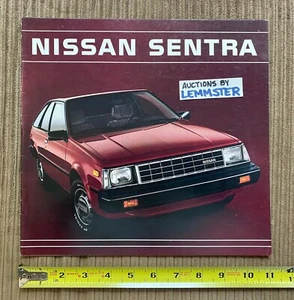 1983 Nissan Sentra Deluxe & XE auto Catalog Brochure FREE US SHIPPING - Picture 1 of 5