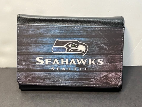 NFL Seattle Seahawks wallet clutch 5 1/2" x 4" Cover