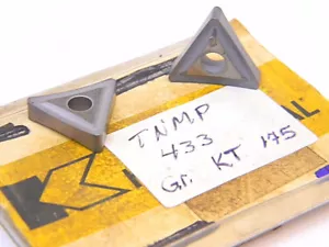 NEW SURPLUS 4PCS. KENNAMETAL TNMP 433 GRADE: KT175 CERMET INSERTS - Picture 1 of 1