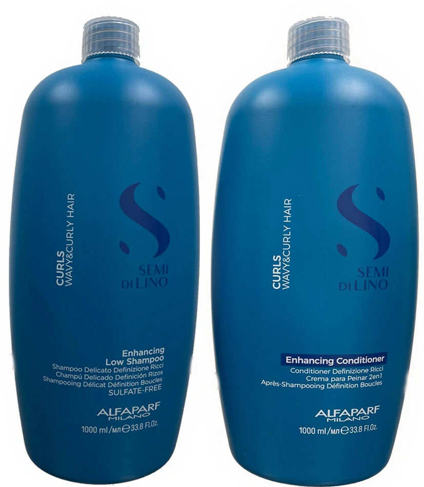 ALFAPARF Semi Di Lino Enhancing Low Shampoo / Enhancing Conditioner 1000 ml - Image 1 of 1