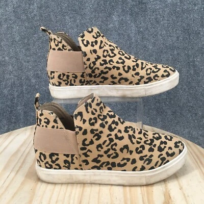 Botas Soda Para Mujer 9 Chelsea Multicolor Estampado Guepardo Pull On Informal Tobillo Top Foto 1 de 4